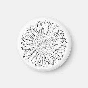 sunflower magnet