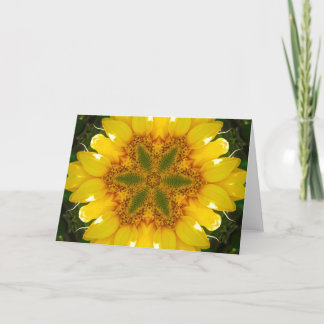 Sunflower Mandala Card