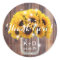 Sunflower Mason Jar Rustic Barn Wedding Thank You