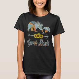 Sunflower Matching Family Outfits Gami Bear Mother T-Shirt
