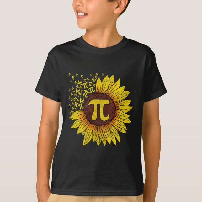 Sunflower Math Nerd Teacher Shirt  (Front)