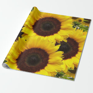Sunflower Matte Wrapping Paper