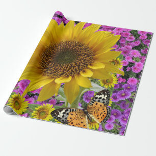 Sunflower Matte Wrapping Paper