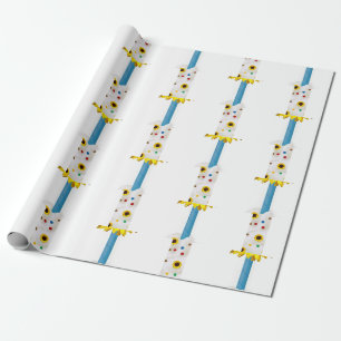 Sunflower Matte Wrapping Paper