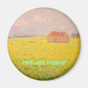 Sunflower Meadows Magnet