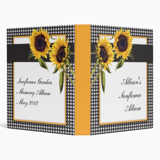 Sunflower Memory Album Binder