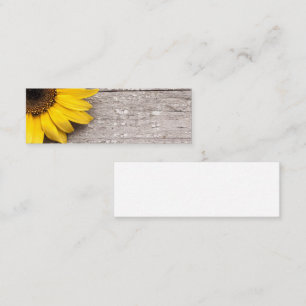 Sunflower Mini Business Card