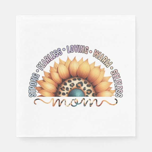 Sunflower Mom Napkin (Front)