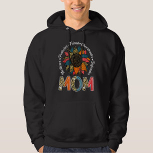 Sunflower Mom Nurturer Protector Friend Mother's D Hoodie