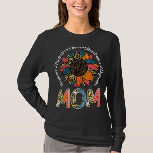 Sunflower Mom Nurturer Protector Friend Mother's D T-Shirt