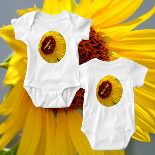Sunflower Mommy's Little Sunshine Baby Bodysuit