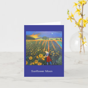 Sunflower Moon Card
