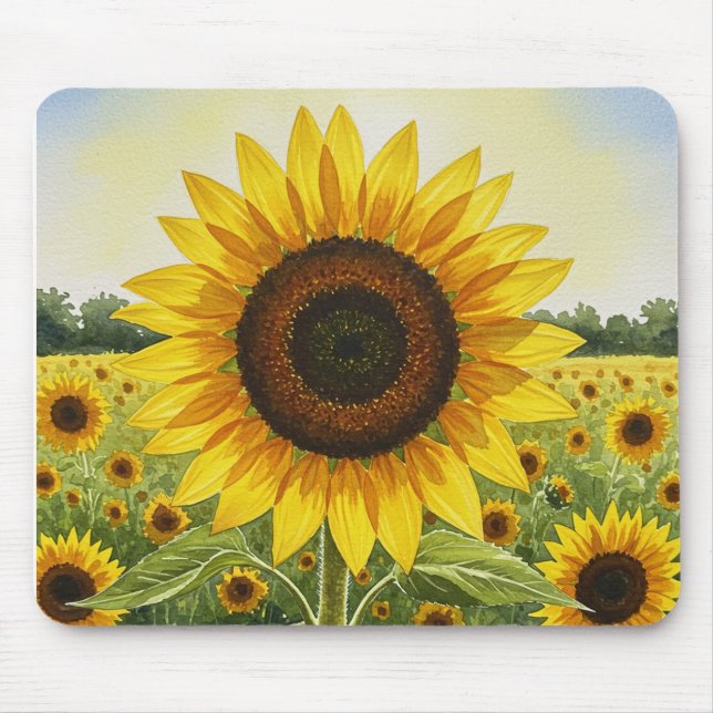 Sunflower Mouse Pad (Front)