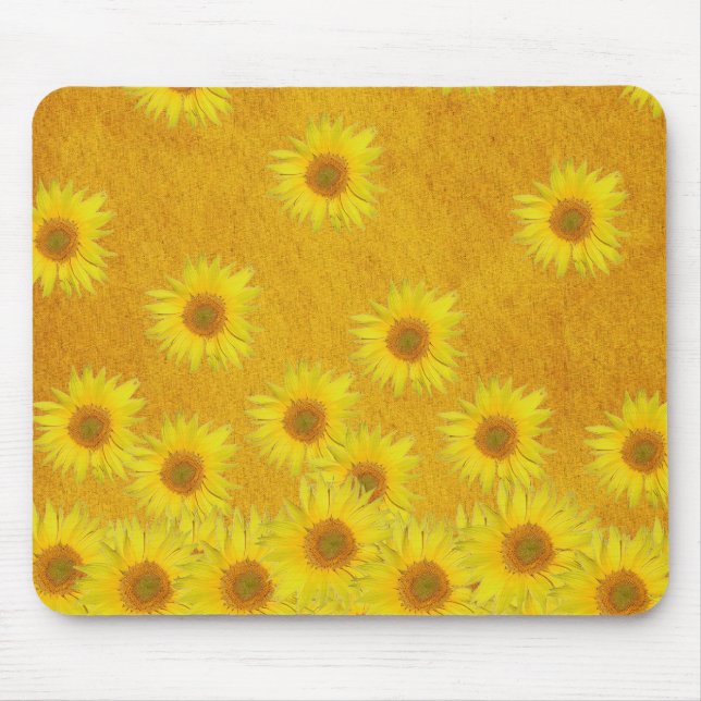 sunflower mouse pad (Front)