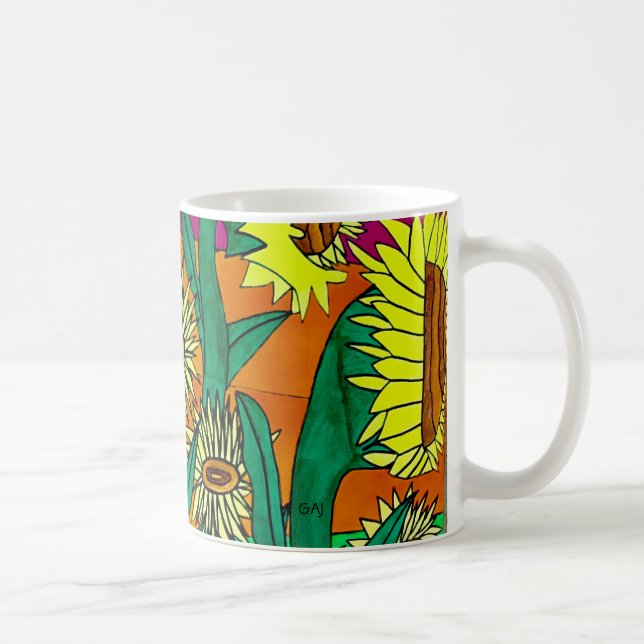 Sunflower Mug (Right)
