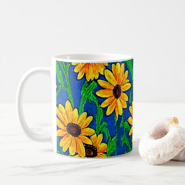 Sunflower Mug (With Donut)
