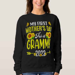 Sunflower My First Mother's Day As A Grammy Mother Sweatshirt