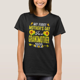 Sunflower My First Mother's Day As A Grandmother M T-Shirt