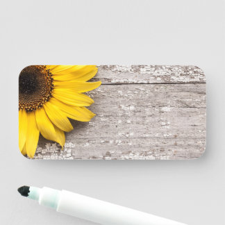 Sunflower Name Tag