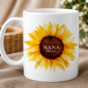 Sunflower Nana Mug Grandma Gift