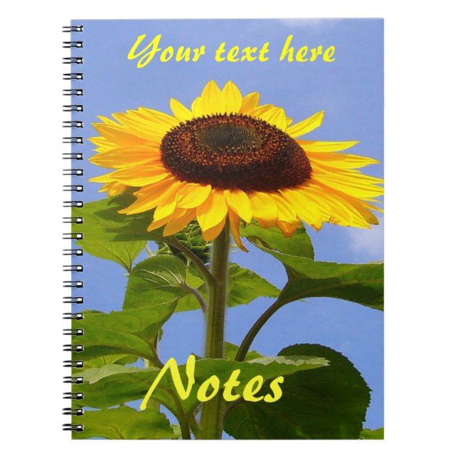 Sunflower  ~ Note Book (Front)