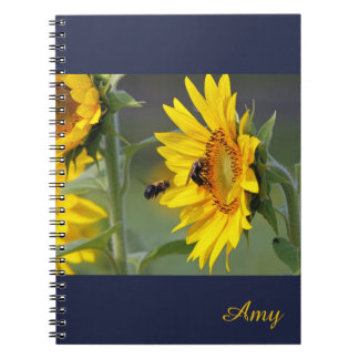Sunflower notebook