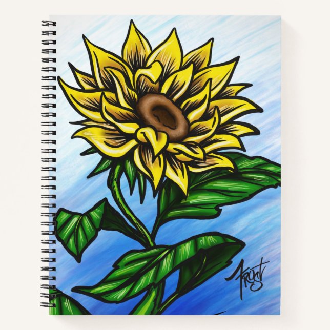 Sunflower Notebook (Front)
