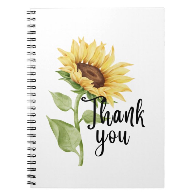 Sunflower Notebook (Front)