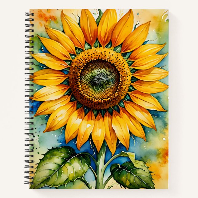 Sunflower Notebook (Front)