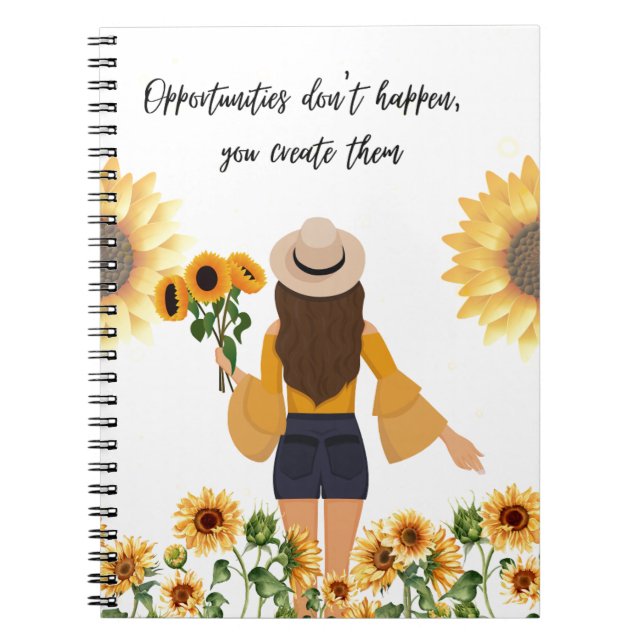 Sunflower Notebook (Front)
