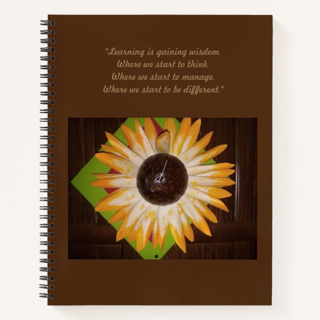 Sunflower Notebook (Front)