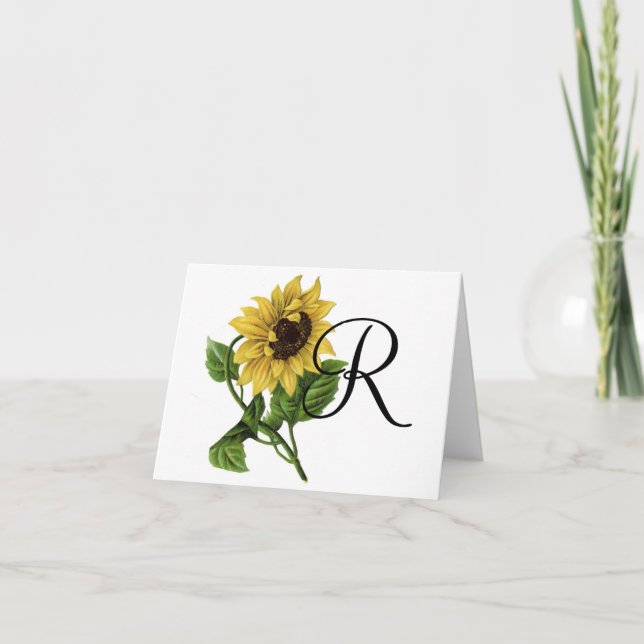 Sunflower Notecard (Front)