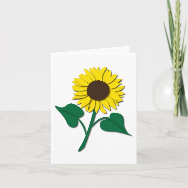 Sunflower Notecard (Front)