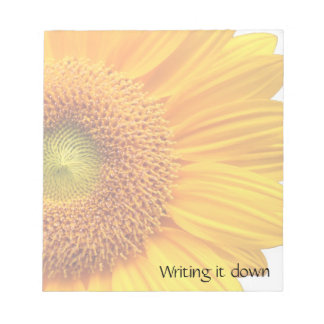 Sunflower Notepad