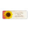 Sunflower on Birch Bark Rustic Country Wedding