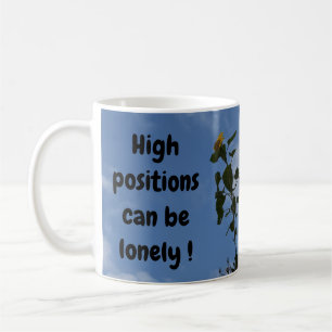 Sunflower on the roof. coffee mug