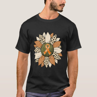Sunflower Orange CRPS Awareness Women Warrior  T-Shirt