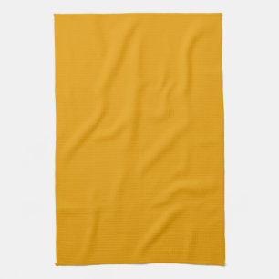 Sunflower Orange Solid Colour Kitchen Towel