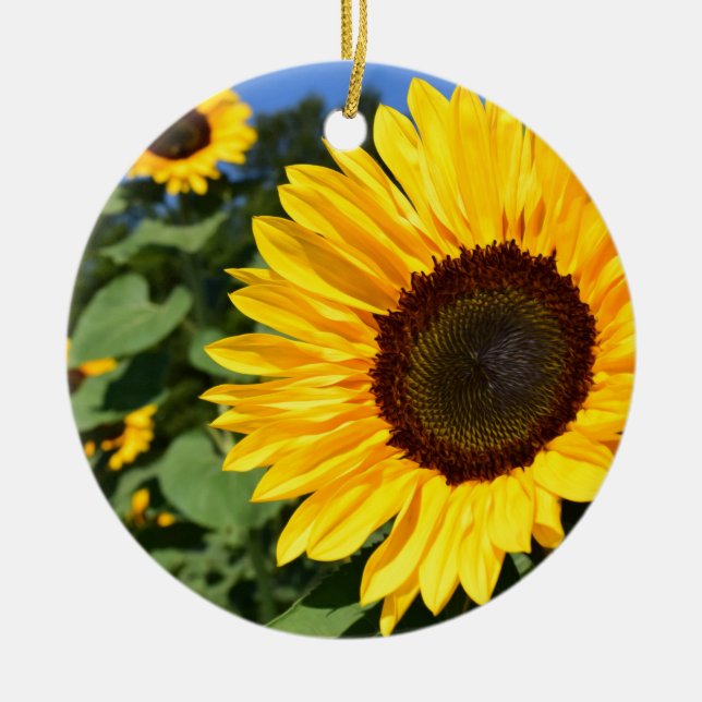Sunflower Ornament (Front)