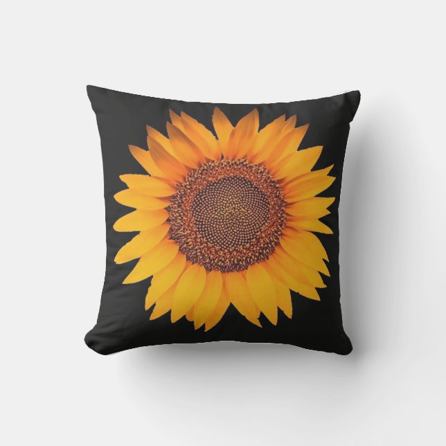 Sunflower Outdoor Pillow (Front)