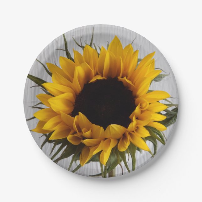 Sunflower Paper Plates (Front)