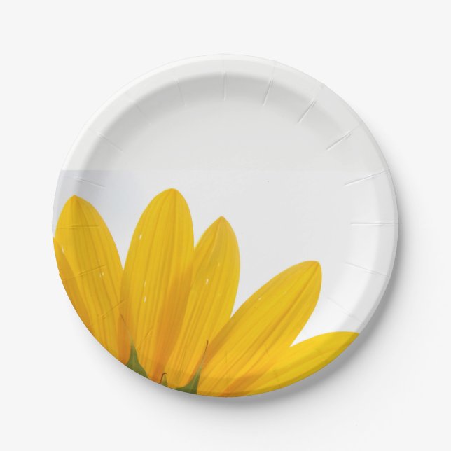Sunflower Paper Plates (Front)
