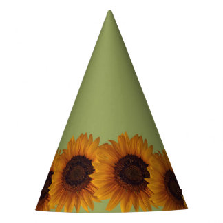 Sunflower party hats