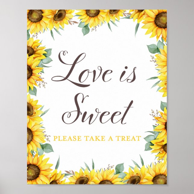 Sunflower Party Sign (Front)