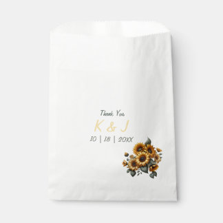 Sunflower Patch Favour Bag