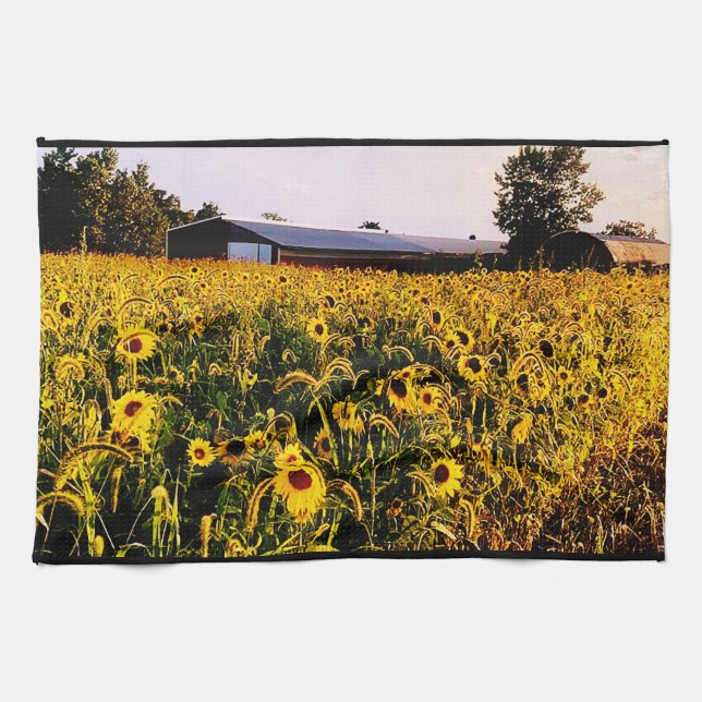 SUNFLOWER PATCH towel (Horizontal)