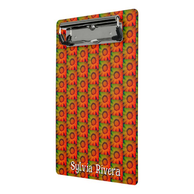 "Sunflower Pattern" Clipboard  (Angled2)