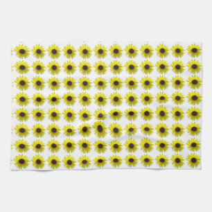 Sunflower Pattern Kitchen Towel