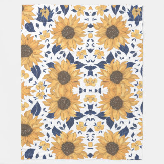 Sunflower pattern stylish Blanket for New Home