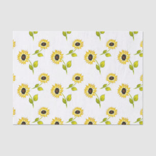 Sunflower Pattern Tissue Paper